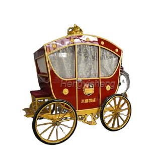 Carruaje de caballos real de alta calidad Transporte eléctrico de turismo especial de 4 ruedas del fabricante - Product Image 3
