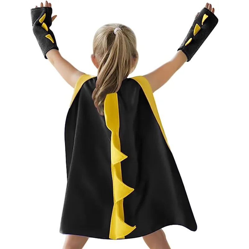 Festival Fancy Dress Christmas Party Cloak Wizard Robe Suit Kids Halloween Costume Dragon-Costume Dinosaur-Capes for kids