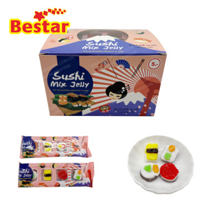 Caramelo de goma en forma de Sushi, dulce de fruta, dulce, Comida Japonesa, <span class=keywords><strong>4</strong></span> en 1, surtido de dulces - Product Image 4