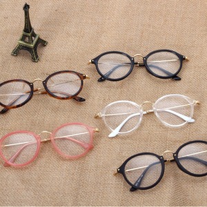 Maidis Round Eyeglasses <b>Frame</b> <b>Black</b> Gold Full <b>Frame</b> Unisex Blue Light Protection Plano Lenses Artistic Design - Product Image 4