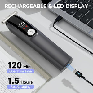 Râu Tông đơ cho nam giới chuyên nghiệp Mens râu grooming Kit t-blade Tông đơ máy cạo râu điện dao cạo mũi cơ thể tông đơ cắt tóc - Product Image 5