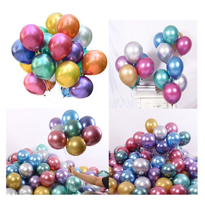 Globos cromados metálicos dorados <span class=keywords><strong>de</strong></span> látex <span class=keywords><strong>de</strong></span> 10 pulgadas <span class=keywords><strong>de</strong></span> grosor al por mayor para decoraciones <span class=keywords><strong>de</strong></span> fiesta <span class=keywords><strong>de</strong></span> Pascua artículo individual certificado EN71 - Product Image 3