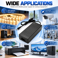 Adaptateur d'alimentation de bureau 12V 10A 120W, connecteur CC 5,5x2,5 mm, adaptateur AC/DC à faible ondulation pour écran d'ordinateur, scanner