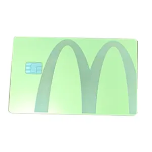 Brilhante espelho ouro 24k oro aço inoxidável cartão de crédito do banco do metal para a conversão do cartão plástico