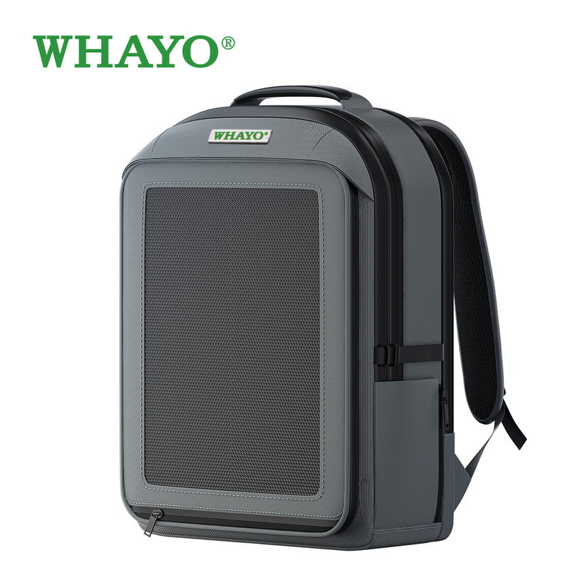 Waterproof Solar Panel Backpack with 30W