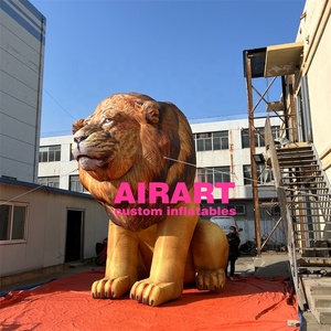 Nhà máy tùy chỉnh kích thước khổng lồ Inflatable Sư Tử Bóng, động vật hoang dã mô phỏng Inflatable sư tử đạo cụ - Product Image 5
