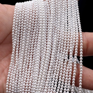 5810 Crystal Light Grey <span class=keywords><strong>Pearl</strong></span> 2,5mm Glass <span class=keywords><strong>Pearl</strong></span> Strand Beads para Diy Collar Fabricación de joyas - Product Image 3