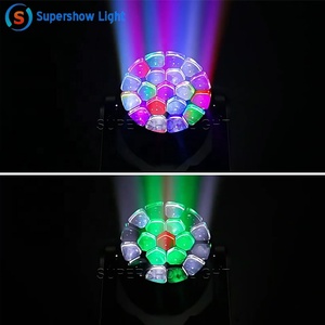 Supershow Pixel 19X40W Giai Đoạn Bee Eye Zoom Chùm Đèn 19*40W Bee Eyes LED Rửa Di Chuyển Đầu DJ Ánh Sáng Cho Tổ Chức Sự Kiện Đảng - Product Image 3