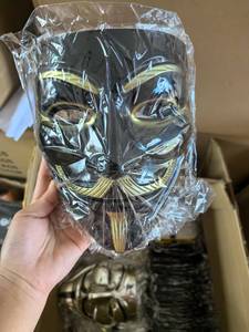 V עבור ונדטה האקר ליל כל הקדושים מסכת פלסטיק דקורטיבית מסיבת ליל כל הקדושים מסכת קוספליי - Product Image 5