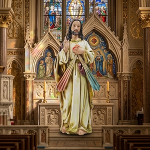 Esculturas de Santos Católicos Personalizadas, Adornos Religiosos, Estatuas de la Virgen María y Jesucristo HS031439-1/-2 Santos Católicos - Product Image 4