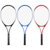 Raquette de tennis pour enfants débutants, cadre large, en alliage d'aluminium, pour hommes et femmes, pour l'entraînement en extérieur