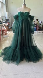 2024 ropa <span class=keywords><strong>de</strong></span> fotografía embarazada moda fuera del hombro vestido <span class=keywords><strong>de</strong></span> gasa verde mamá embarazada gran vientre vestido <span class=keywords><strong>de</strong></span> fotografía - Product Image 2