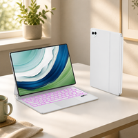 Clavier magique avec pavé tactile compatible avec Huawei MatePad Pro 13.2" 2023/2025, avec fonction d'affichage de l'état LED