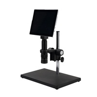 Mikroskop Stereo kepala tampilan Digital ST-7045D, untuk reparasi seluler dan Laboratorium menggunakan mikroskop potong