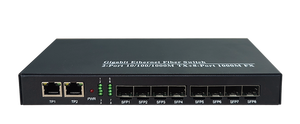 2026 OEM&ODM Módulo Gigabit de 8 SFP, Switch de Fibra Óptica + Convertidor de Medios de Fibra con 2 Puertos RJ45, Transceptor de Fibra Óptica 10/100/1000M - Product Image 3
