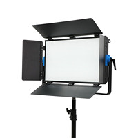 Projecteur LED plat professionnel 200W pour film, 600 LED, corps en alliage d'aluminium, contrôle par câble, gradation, lumière du jour équilibrée, portable
