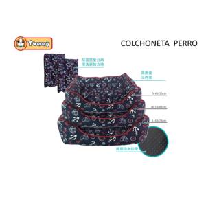 Cama para Perro Yommy, Juego de 3 Piezas, Tallas S, M, L, Estampado de Ancla Azul Marino, Base Impermeable Antideslizante - Product Image 3