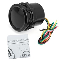 HD 52mm lensa asap Auto Tachometer LED putih 0-8000 RPM Meter mobil Boost Bar Psi vakum suhu air pengukur tekanan minyak