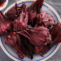 Harga grosir baru 100% alami Premium Roselle bunga teh kering Cina Hibiscus Herbal teh rasa Hibiscus