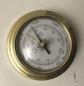 Baromètre en laiton de haute qualité Gelsonlab HSGC-046, baromètre anéroïde, baromètre marin Dia 98mm - Product Image 3