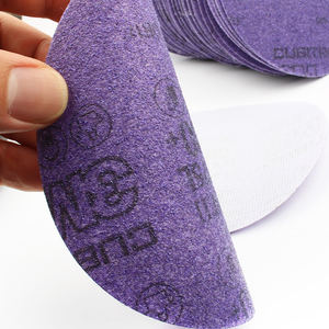 3M 775L 5 Zoll Klett verschluss Lila Schleif scheiben Polier pad für Metall reparatur, Abisolieren, Holz schleifen, Steins chleifen. - Product Image 5