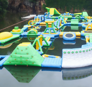 <span class=keywords><strong>Piscine</strong></span> gonflable Hualong PVC pour enfants et adultes, parc aquatique extérieur avec toboggan gonflable et parcours d'obstacles, capacité <span class=keywords><strong>de</strong></span> 150 kg pour 150 passagers - Product Image 6