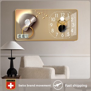 <span class=keywords><strong>Reloj</strong></span> <span class=keywords><strong>de</strong></span> <span class=keywords><strong>Pared</strong></span> Decorativo Analógico <span class=keywords><strong>de</strong></span> Estilo Moderno con Diseño Gráfico <span class=keywords><strong>de</strong></span> Ciervo, Mural <span class=keywords><strong>de</strong></span> <span class=keywords><strong>Pared</strong></span> <span class=keywords><strong>de</strong></span> Alta Gama para Restaurante, Comedor, Sala <span class=keywords><strong>de</strong></span> Estar - Product Image 2