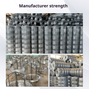 <span class=keywords><strong>Grillage</strong></span> en acier galvanisé à mailles plates pour clôtures de bétail agricole avec découpe et pliage sur mesure, diamètre de fil 1,8-3,4 mm, tailles de mailles 5-20 cm - Product Image 5