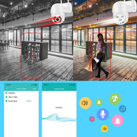 Wistino 4K 8MP CCTV Cámara IP 5x Zoom digital AI Detección humana Protección de seguridad inalámbrica para el hogar iCsee Cctv Cam
