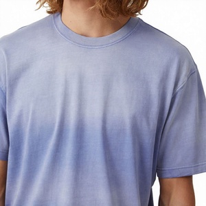 New Arrival Regular Fit Men's Heavyweight Cotton Streetwear T-Shirt Quick Dry Acid Wash T Shirt For Men - Product Image 3