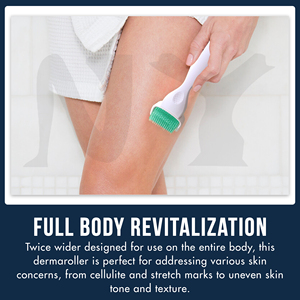 Rouleau <span class=keywords><strong>Derma</strong></span> à Micro-Aiguilles Personnalisé pour Vergetures, 360 Aiguilles Réelles, Tête Remplaçable pour Soins à Domicile des Femmes - Product Image 5