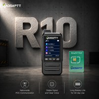 Radio bidirectionnelle GaodaPTT 4G Walkie Talkie R10, prise en charge OEM, interphone avec carte SIM, POC LTE, couverture mondiale illimitée