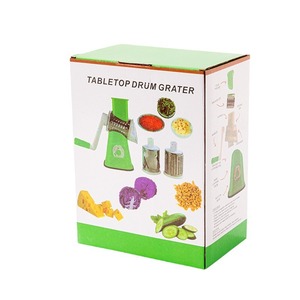 Multifunzione manovella ortaggi a manovella trinciatrice rotativa a rulli transfrontalieri trituratore da cucina affettatrice manuale per uso domestico - Product Image 5