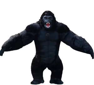 Disfraz de Gorila Inflable de Peluche Personalizado de 2/2.6m, Unisex, para Adultos, para Fiestas y Carnavales - Product Image 3
