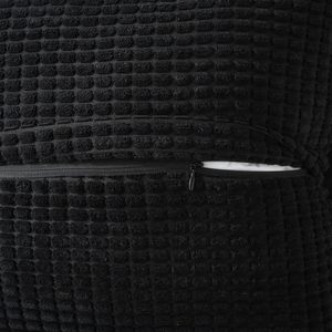Coussins décoratifs en velours côtelé et chenille, taie d'oreiller motif grain de maïs avec surpiqûres, écologiques et lavables pour hôtels et usage domestique - Product Image 3