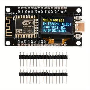 Placa de Desarrollo NodeMCU ESP8266 con Pantalla OLED de 0.96 Pulgadas, Módulo de Controlador CH340 para Programación Arduino IDE/Micropython - Product Image 2
