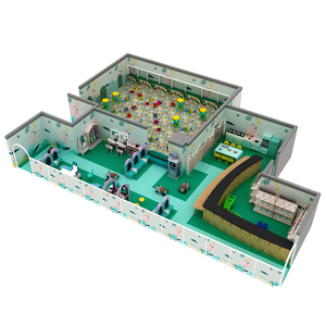 Playpedia - Parque Infantil Interior con Tobogán, Equipamiento de Juego Suave, Casa de Juego con Supermercado y Piscina de Arena (Capacidad para más de 200 personas) - Product Image 2