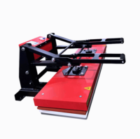 Nouvelle presse à chaud manuelle AIBA 25x100cm pour le transfert thermique grand format, idéale pour l'impression sur tissu et les rubans