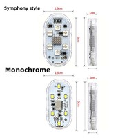 Éclairage intérieur de coffre de voiture à LED tactile OLIVER, lampe de lecture, prêt à l'emploi, en stock pour modification