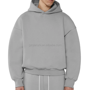 เสื้อฮู้ดดี้ฤดูหนาวใหม่ 500 GSM ผ้าฝ้ายหนานุ่มอย่างดี ผู้ผลิตเสื้อฮู้ดดี้ทรงครอป ทรงบ็อกซี่ ทรงโอเวอร์ไซส์  รับสกรีนโลโก้ - Product Image 1