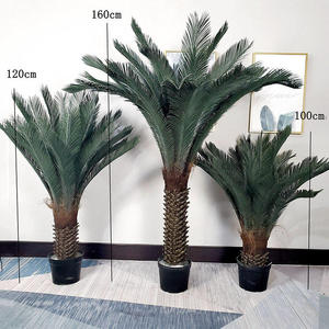 Tropical Artificielle Sagou <span class=keywords><strong>Cycas</strong></span> Palmier en plastique soie faux cycads plante <span class=keywords><strong>cycas</strong></span> <span class=keywords><strong>revoluta</strong></span> à vendre intérieur et extérieur décoratif - Product Image 2