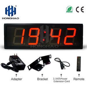 Honghao Mini Temporizador de Cuenta Regresiva Multifuncional de 4 Dígitos y 4 Pulgadas <span class=keywords><strong>LED</strong></span> Rojo Montado EN LA Pared, 1 Unidad - Product Image 6