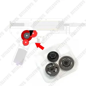 gel blaster water bullet toy gun accessory upgrade parts 13 16 18:metal gear suitable for NO.2 gear box