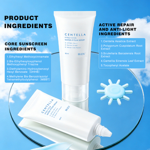 Private Label OEM Centella Hyali-Cica Water-FitSun Serum SPF50+ Uv Protective Sweat Proof Light And Moisturizing <b>Sunscreen</b> 50ml - Product Image 5