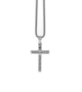 कस्टम ठीक क्रॉस गहने थोक ईसाई धार्मिक बाइबिल विश्वास आधारित स्टेनलेस स्टील फैशन पेलेंट पुरुषों के लिए - Product Image 6