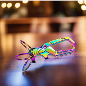 Haute qualité à la mode et populaire vente chaude personnalisé coloré montagne boucle multifonctionnel voiture clé maison porte-clés - Product Image 3