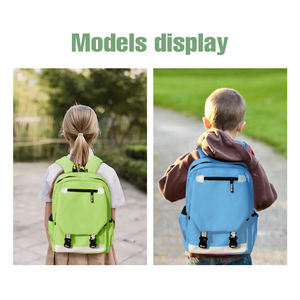 กระเป๋าเป้สะพายหลังสำหรับนักเรียน พิมพ์โลโก้ - Product Image 2