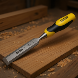 Cincel para madera Stanley de 25 mm de acero duradero para carpintería y trabajos en madera - Product Image 3