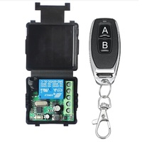 DC7-30V 1CH sans fil RF voiture parking barrière porte télécommande commutateurs émetteur et récepteur Kit de démarrage fabricant