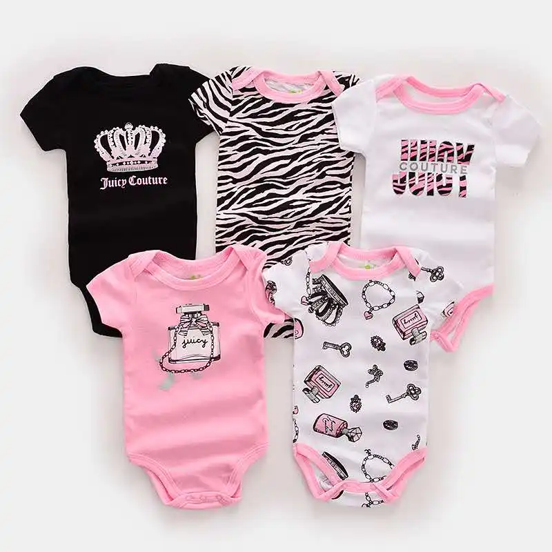 Newborn baby romper clothes organic 100% cotton romper jumpsuit baby wear toddler clothing